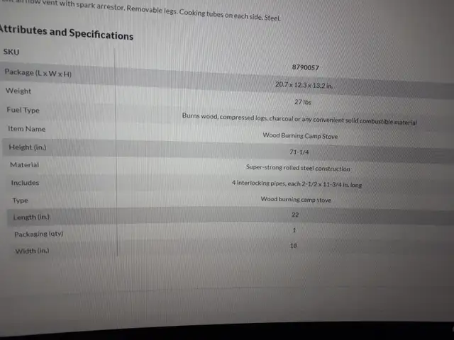 Wood-Burning Camp Stove. - Photo 2