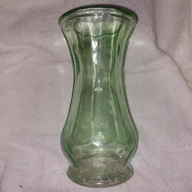 Green vase