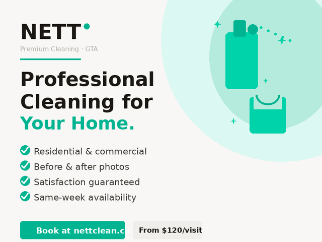 Professional Home & Office Cleaning — Markham /Professional Home