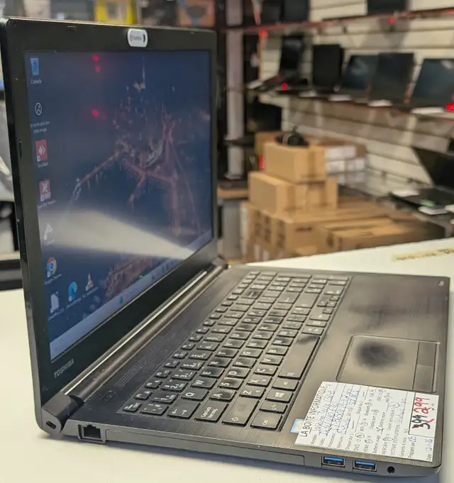 Laptop Toshiba Tecra i7-8650u 16Go DDR4 SSD 512Go M.2 15,6p HDMI - Photo 2