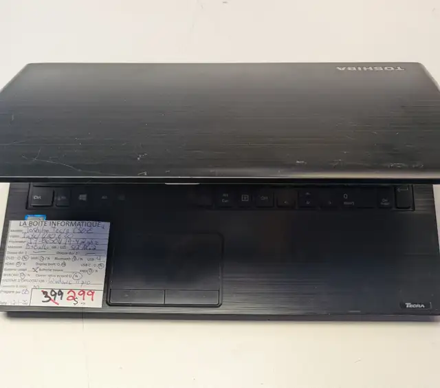 Laptop Toshiba Tecra i7-8650u 16Go DDR4 SSD 512Go M.2 15,6p HDMI - Photo 4