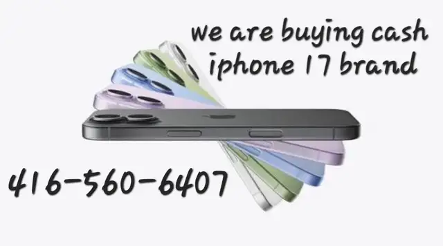 We are buying cash iPhone 17 Brand