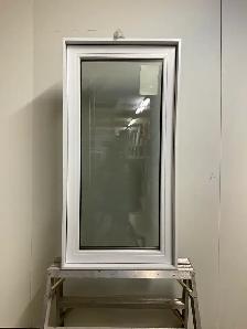 10793AP Fenêtre Auvent PVC Blanc 23 1/2 x 46