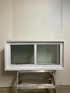 10785CP Fenêtre Coulissante PVC Blanc 47 7/8 x 24 1/4