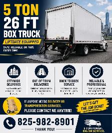Box truck available