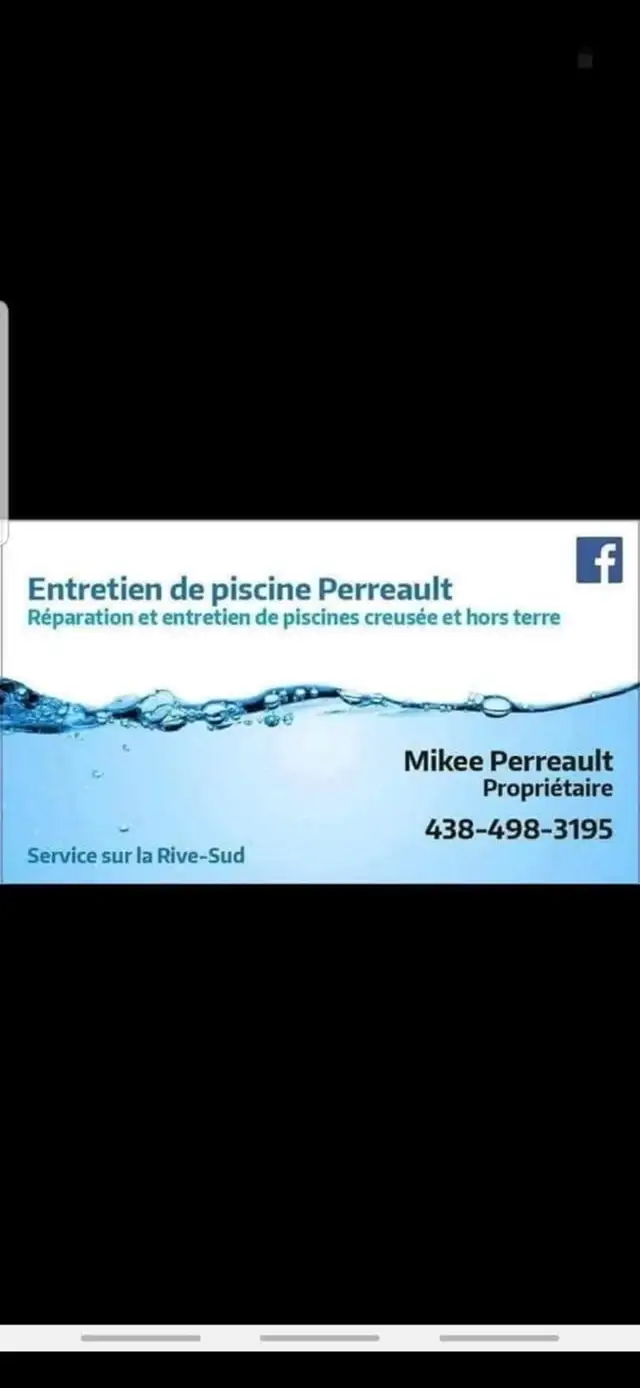 Ouverture et entretien de piscines