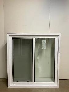 10706CP Fenêtre Coulissante PVC Blanc  46 3/4 x 49 1/2