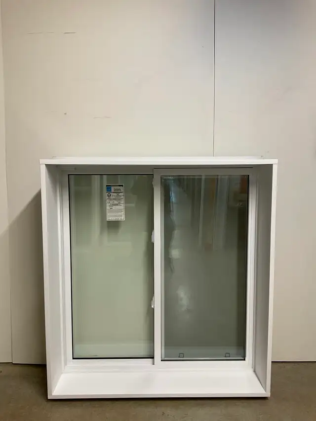 10706CP Fenêtre Coulissante PVC Blanc  46 3/4 x 49 1/2 - Photo 2