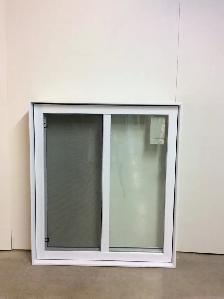 10394CP Fenêtre Coulissante PVC Blanc 2 sect 1 ouvr 40 x 45 1/2