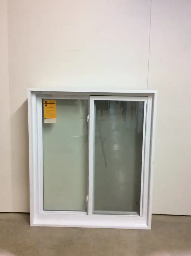 10394CP Fenêtre Coulissante PVC Blanc 2 sect 1 ouvr 40 x 45 1/2 - Photo 2