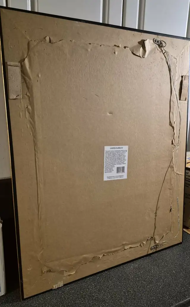 LARGE GOLD ORNATE WALL MIRROR – 34' x 28' BATHROOM / ENTRYWAY 45 - Photo 3