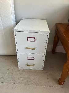 Free White File Cabinet