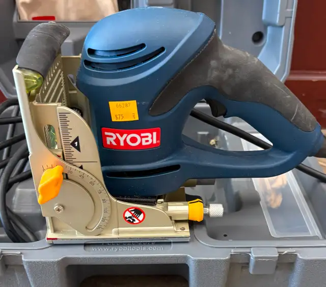Ryobi Corded JM82 Biscuit Joiner in Case - Photo 2