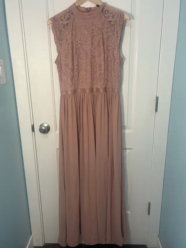 Dusty Rose Bridesmaid Dress(2)