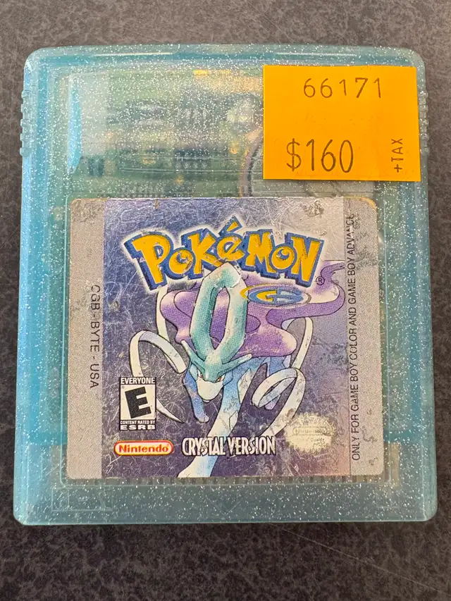 Pokemon Crystal Version for the Gameboy Color/Advanced