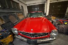 1968 Mercedes benz 280Sl barn find run