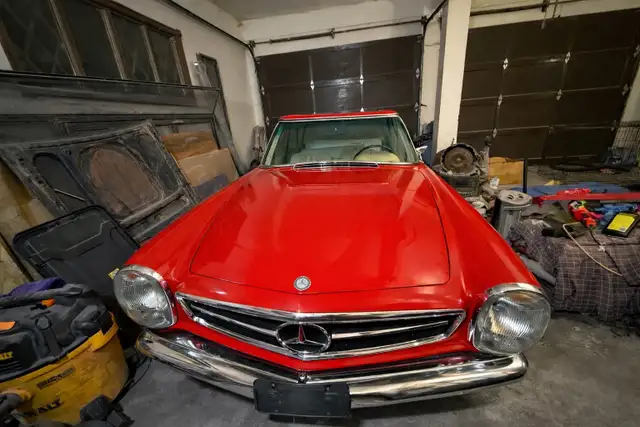 1968 Mercedes benz 280sl pagode convertible barn find