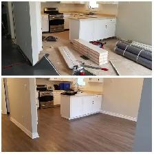 7mm Luxury Vinyl Flooring $3.99/sqft - Including Installation