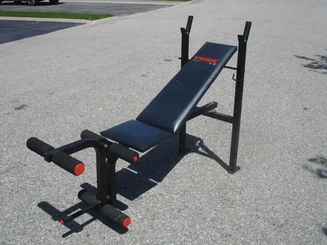 FOR SALE YORK WORKOUT BENCH WITH OTHER FEATURES FIRST $45.00! - Photo 2