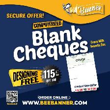 Computerized Blank Cheques – Secure Printing