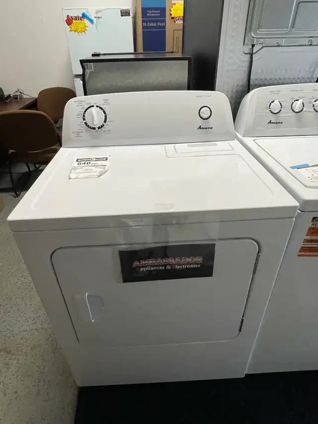 NEW Amana Top Load Washer & Dryer Set (White) - Photo 7