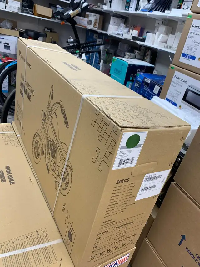 Electric Mini Bike - Hyper Gogo 12 Inch EL- MB03P - Blue/Orange - Photo 2