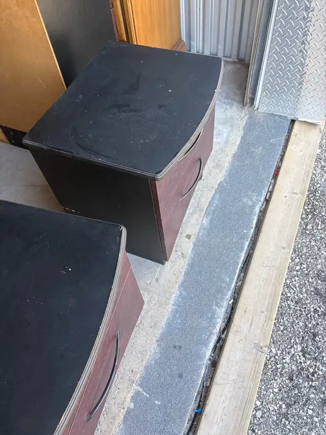 Free delivery used Pair of 2-Drawer Nightstands - Photo 6