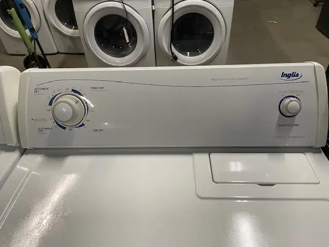 Laveuse sécheuse traditionnelles blanches Inglis - Photo 4