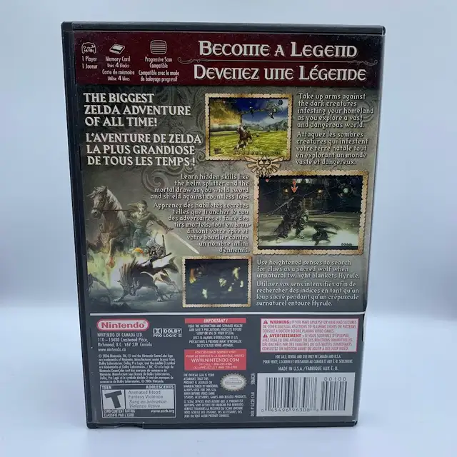 The Legend OF Zelda Twilight Princess No Manual - Photo 2