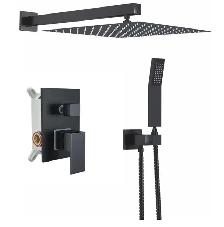 Brand New Matte Black Rainfall Shower Kit For Sale