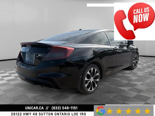 2013 Honda Civic Cpe Si Manual Nav Backup Cam Sunroof Bluetooth - Photo 3