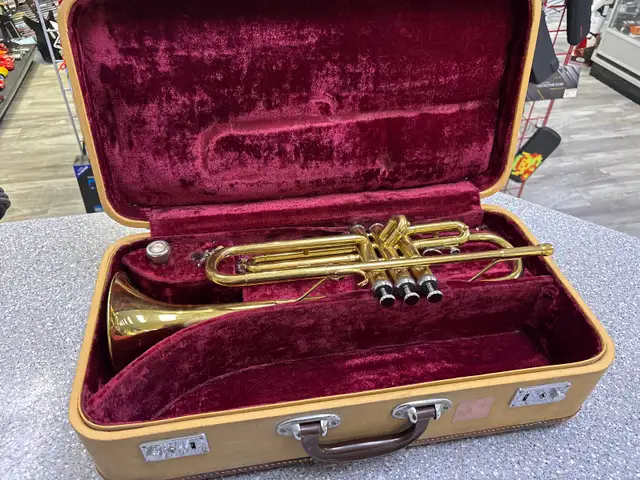 Trumpet With Case - Photo 2