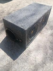 Kicker subwoofer boom box