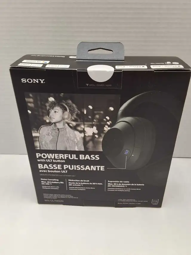 Sony ULT Wear Power Sound Bluetooth Wireless Headphones NEW - Photo 2