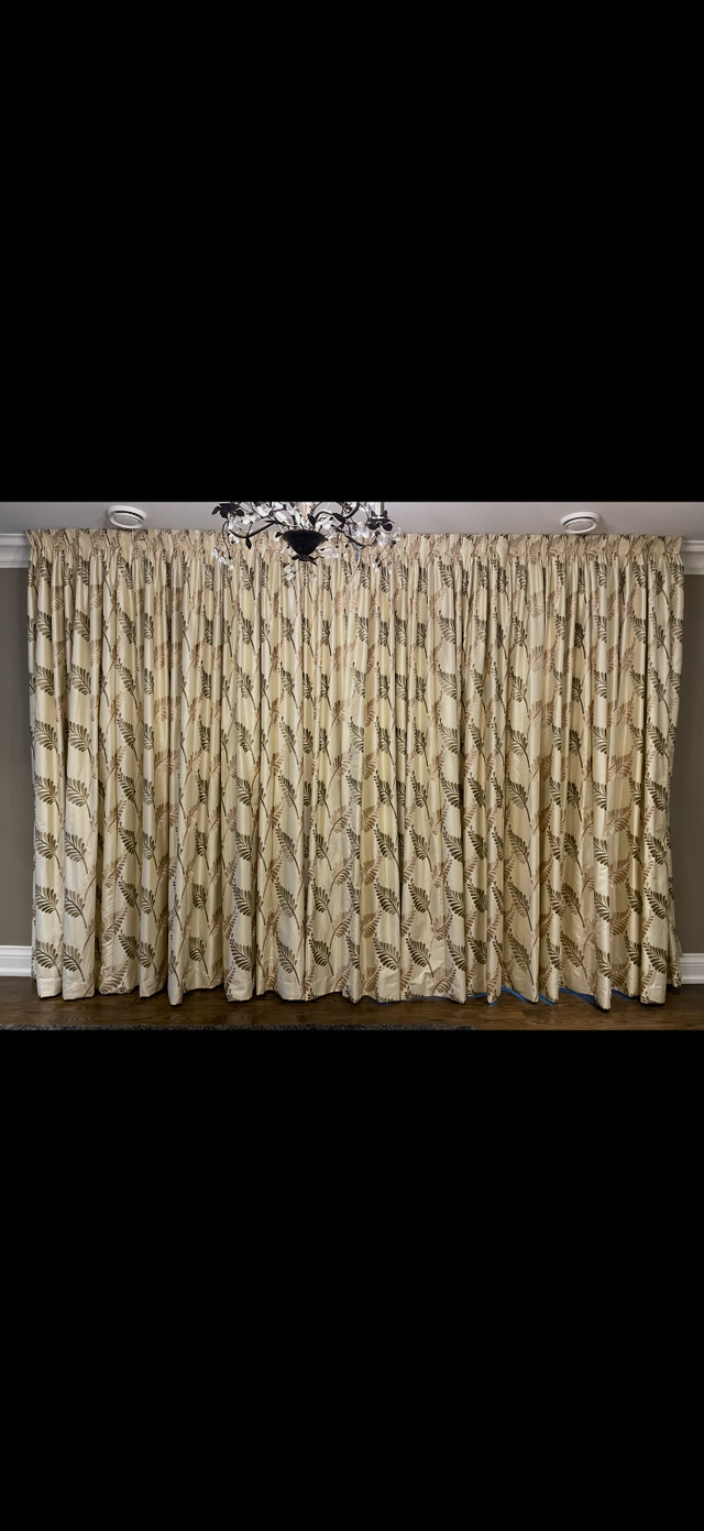 Curtains with blackouts and sheers