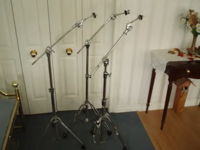 DRUM SET - BOOM CYMBAL STANDS - EXCELLENT CONDITION