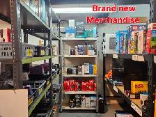 BRAND NEW MERCHANDISE ON_LINE AUCTION ENDS APRIL 30th