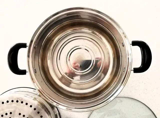 Stainless Steel Pot with Steamer - Photo 5