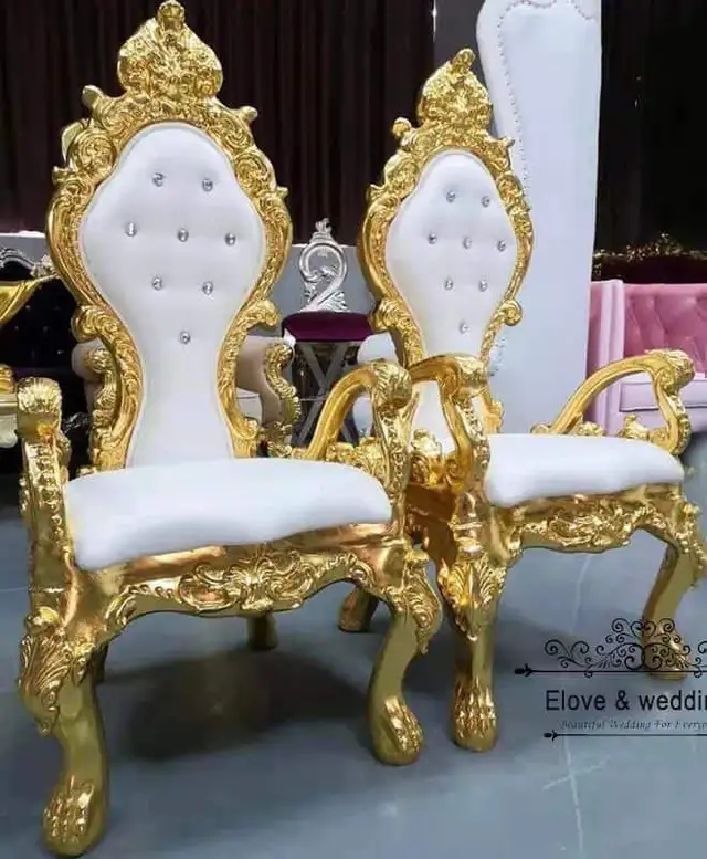 Brand new throne chairs and love seat for sale