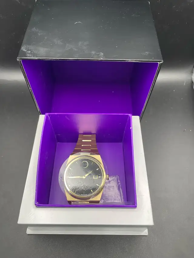 MOVADO BOLD QUEST WATCH W/BOX - Photo 2