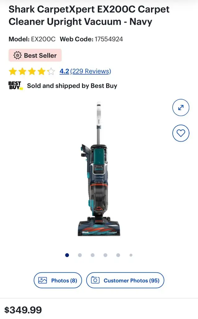Shark CarpetXpert Upright Carpet Cleaner