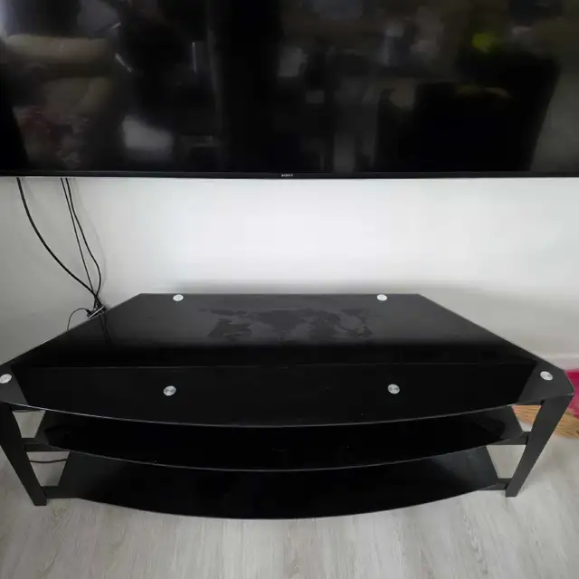 Glass TV Stand