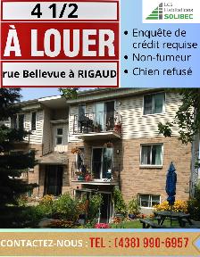 4 1/2 À LOUER