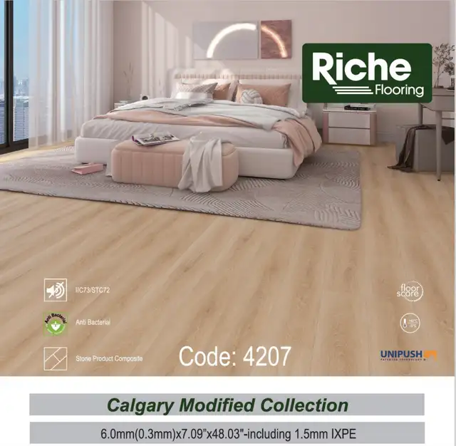 Sale $1.64/sqft Riche 6mm Vinyl Plank Flooring | Natural Birch - Photo 2