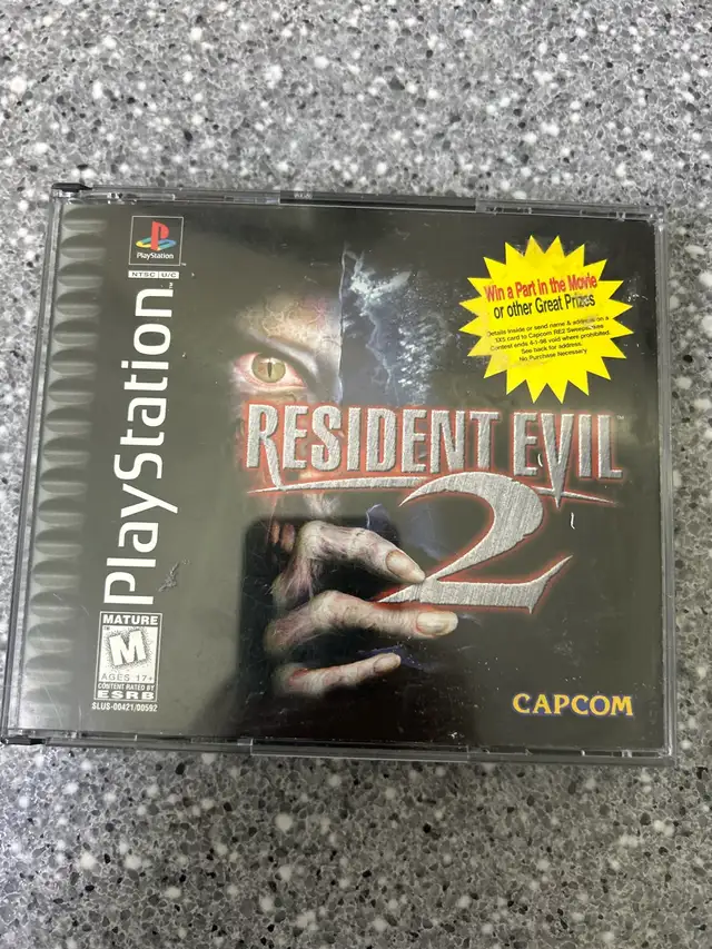PS1 Resident Evil 2 Sweepstakes