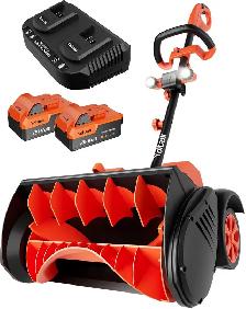 Like New Cordless Electric Snowblower With 2 Batteries For Sale