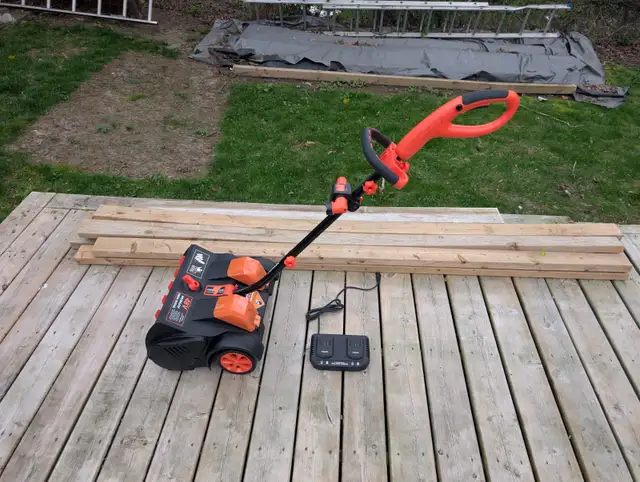 Like New Cordless Electric Snowblower With 2 Batteries For Sale - Photo 2
