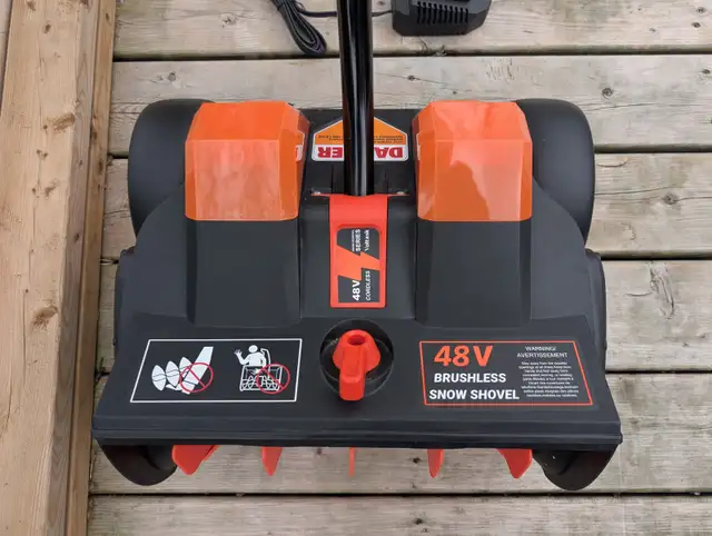 Like New Cordless Electric Snowblower With 2 Batteries For Sale - Photo 5