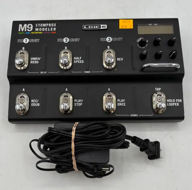 Line 6 M9 Guitar Pedal with Power Cable