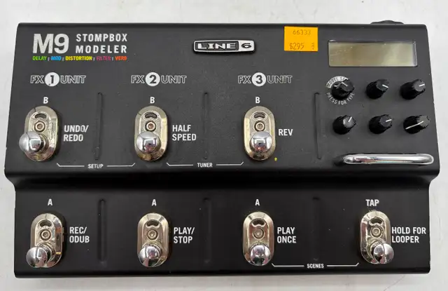 Line 6 M9 Guitar Pedal with Power Cable - Photo 2